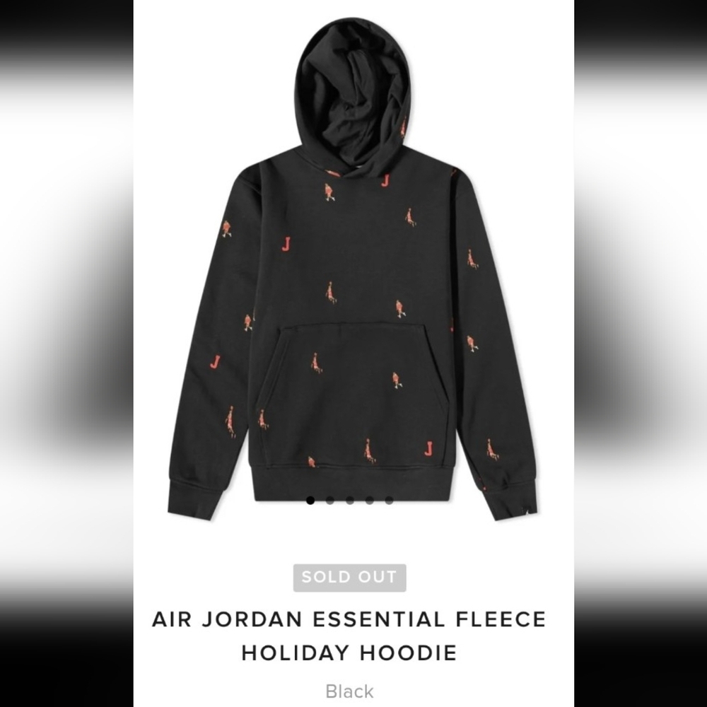 Jordan Essential Holiday Jumpman Fleece Hoodie